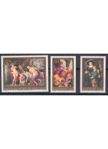LIECHTENSTEIN - 4 cent nascita pittore  Paolo Rubens Yvert Tellier 596/98 